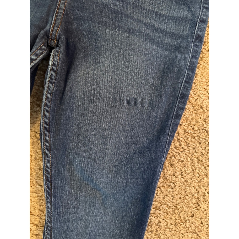 Hollister High Rise Super Skinny Jeans Ripped Blue‎ Denim Size 27x32 - Picture 6 of 8